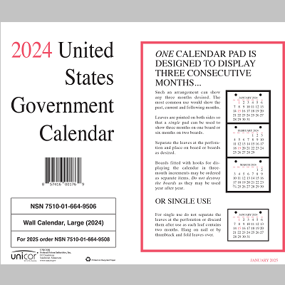 Calendrier planning Oberthur 2024 7 mois 42 x 32 cm PEFC Fluo Bleu