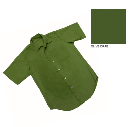 Men's Olive Green Short Sleeve Shirts