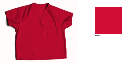 Men’s Pullover Short Sleeve Shirt, Red