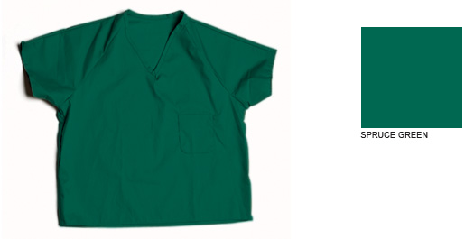 Men’s Pullover Short Sleeve Shirt, Spruce Green