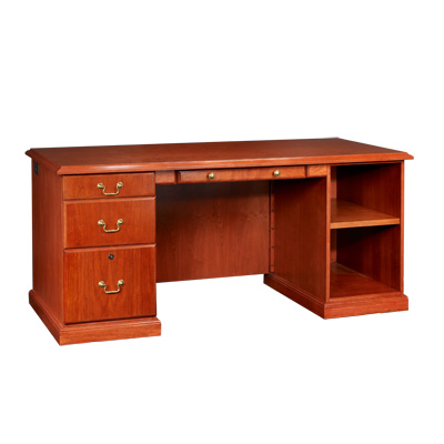 Baritone 68" Left Single Pedestal Desk