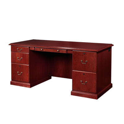 Baritone 68" Double Pedestal Desk