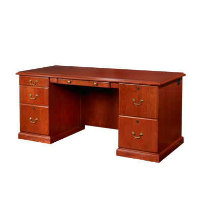 Baritone 84" Double Pedestal Desk