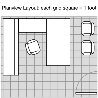 Workstation footprint
