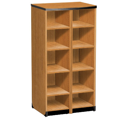 Harmony 33"W Bow Top Open Shelf Tower Cabinet