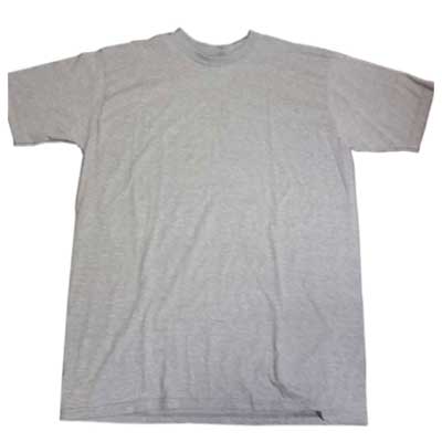 UNICOR Shopping: Commissary Grey Crew Neck T-Shirt